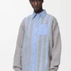 Hybrid Shirt in Cotton and Wool