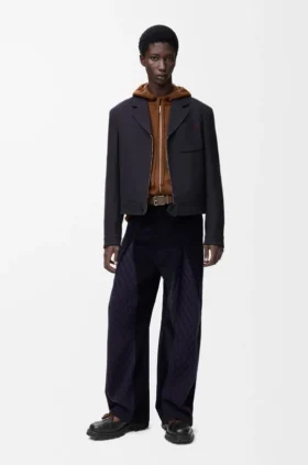 Hybrid Trousers in Cotton and Wool Hybrid Trousers in Cotton and Wool