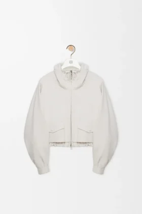 Jacket in Cotton and Silk