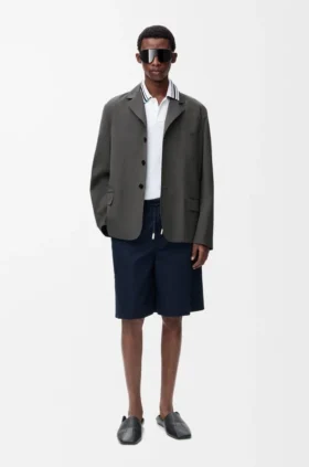 Jacket in Cotton and Silk