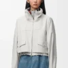 Jacket in Cotton and Silk