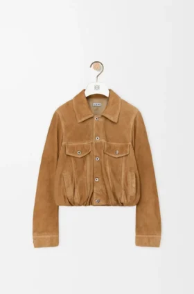 Jacket in Suede Goatskin Jacket in Suede Goatskin