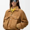 Jacket in Suede Goatskin Jacket in Suede Goatskin