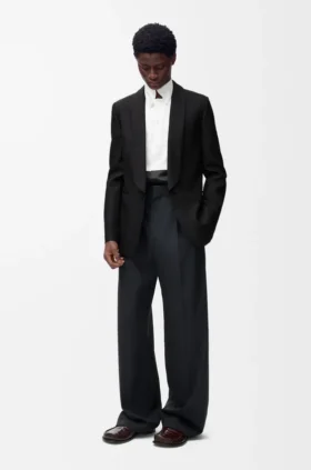 Jacket in Wool and Silk