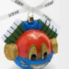 Knight Cat Bauble in Blown Glass Knight Cat Bauble in Blown Glass