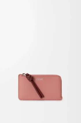 Knot Coin Cardholder in Shiny Nappa Calfskin