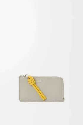 Knot Coin Cardholder in Shiny Nappa Calfskin