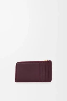Knot Coin Cardholder in Shiny Nappa Calfskin