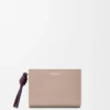 Knot Compact Wallet in Shiny Nappa Calfskin