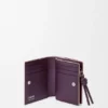 Knot Compact Wallet in Shiny Nappa Calfskin