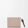 Knot Compact Wallet in Shiny Nappa Calfskin