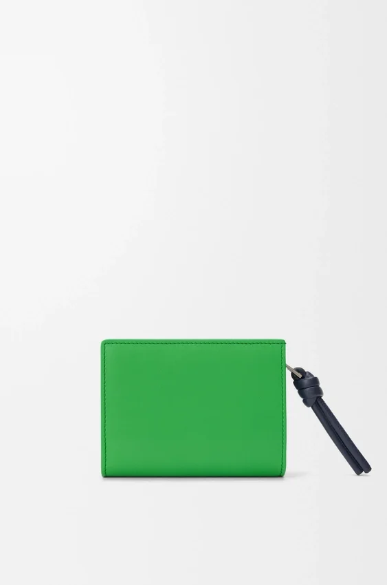 Knot Compact Wallet in Shiny Nappa Calfskin Knot Compact Wallet in Shiny Nappa Calfskin