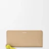 Knot Zip Around Wallet in Shiny Nappa Calfskin Knot Zip Around Wallet in Shiny Nappa Calfskin