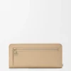 Knot Zip Around Wallet in Shiny Nappa Calfskin Knot Zip Around Wallet in Shiny Nappa Calfskin