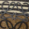 Large Anagram Basket in Iraca Palm and Calfskin