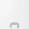 Large Braided Cuff in Sterling Silver