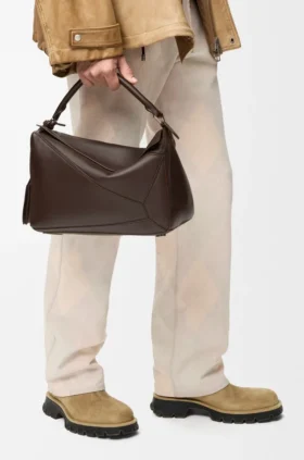 Large Featherlight Puzzle Bag in Nappa Lambskin