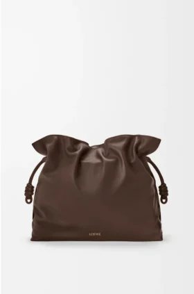 Large Flamenco Clutch in Nappa Calfskin