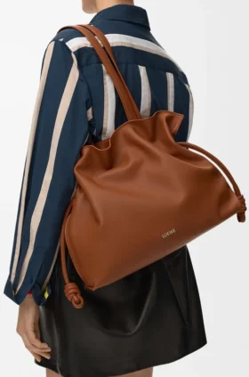 Large Flamenco Clutch in Nappa Calfskin