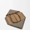 Large Horizontal Puzzle Fold Tote in Soft Grained Calfskin