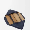 Large Horizontal Puzzle Fold Tote in Soft Grained Calfskin