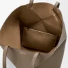 Large Horizontal Puzzle Fold Tote in Soft Grained Calfskin