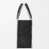 Large Loewe Font Tote in Raffia