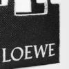 Large Loewe Font Tote in Raffia