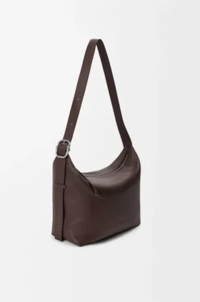 Large Loop Hobo in Supple Grained Calfskin