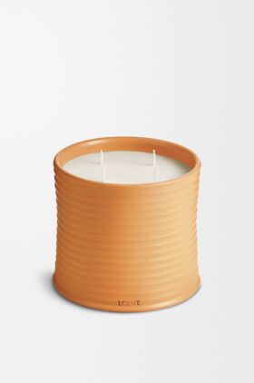 Large Orange Blossom Candle