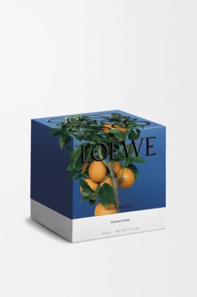 Large Orange Blossom Candle