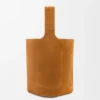 Large Pebble Bucket Bag in Suede Calfskin