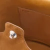 Large Pebble Bucket Bag in Suede Calfskin