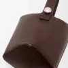 Large Pebble Bucket in Supple Grained Calfskin