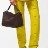 Large Puzzle Bag in Grained Nubuck