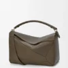Large Puzzle Bag in Supple Grained Calfskin