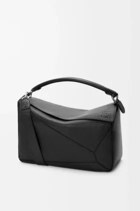 Large Puzzle Bag in Supple Grained Calfskin
