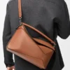 Large Puzzle Edge Bag in Classic Calfskin