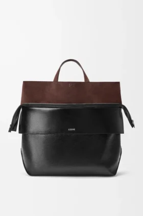Large Switch Tote in Paper Calf and Suede
