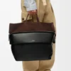 Large Switch Tote in Paper Calf and Suede
