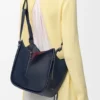 Layered Hammock Flip Bag in Classic Calfskin