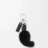 Lion Tail Charm in Mink and Calfskin