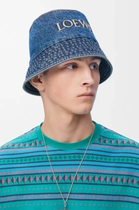 Loewe Bucket Hat in Denim