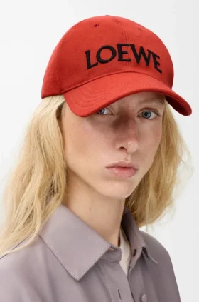 Loewe Cap in Cotton Canvas Loewe Cap in Cotton Canvas