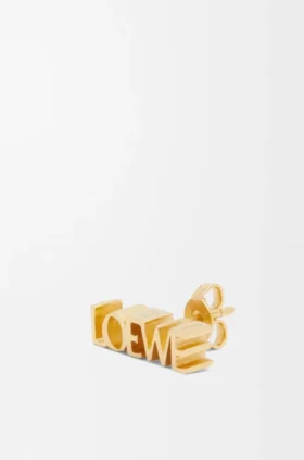 Loewe Graphic Single Earring in Sterling Silver
