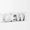 Loewe Graphic Single Earring in Sterling Silver Loewe Graphic Single Earring in Sterling Silver