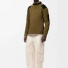 Long Sleeve Top in Cotton Blend Long Sleeve Top in Cotton Blend