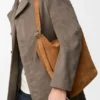 Loop Bucket in Suede Calfskin
