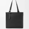 Loop Zipped Tote in Supple Grained Calfskin