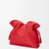 Medium Coil Flamenco Clutch in Nappa Calfskin